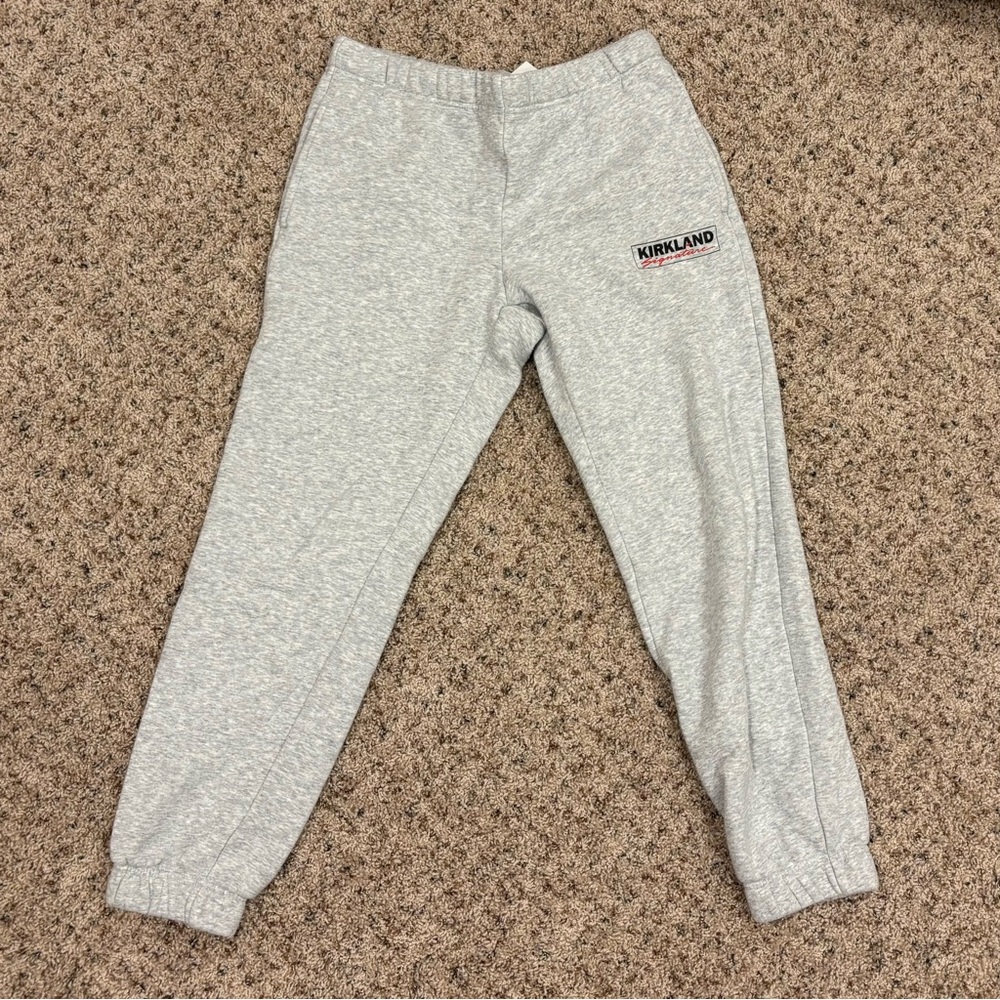 Costco Kirkland Light Gray sweatpants